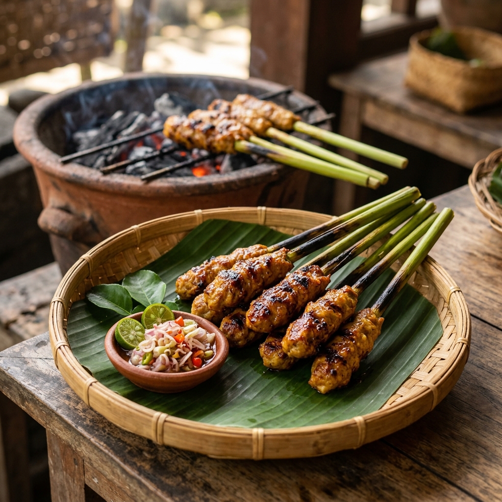 Sate Lilit Ikan & Ayam